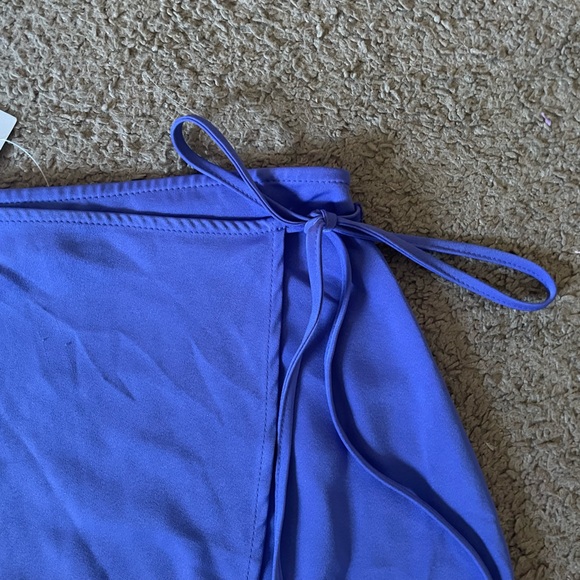 Urban Outfitters blue / purple mini skirt size small with lace on bottom NWT - Picture 5 of 13